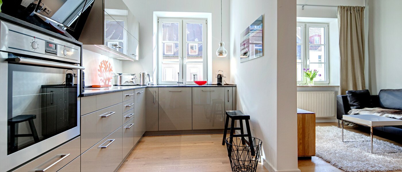 appartamento München Maxvorstadt - Universitätsviertel 01 cucina 1368