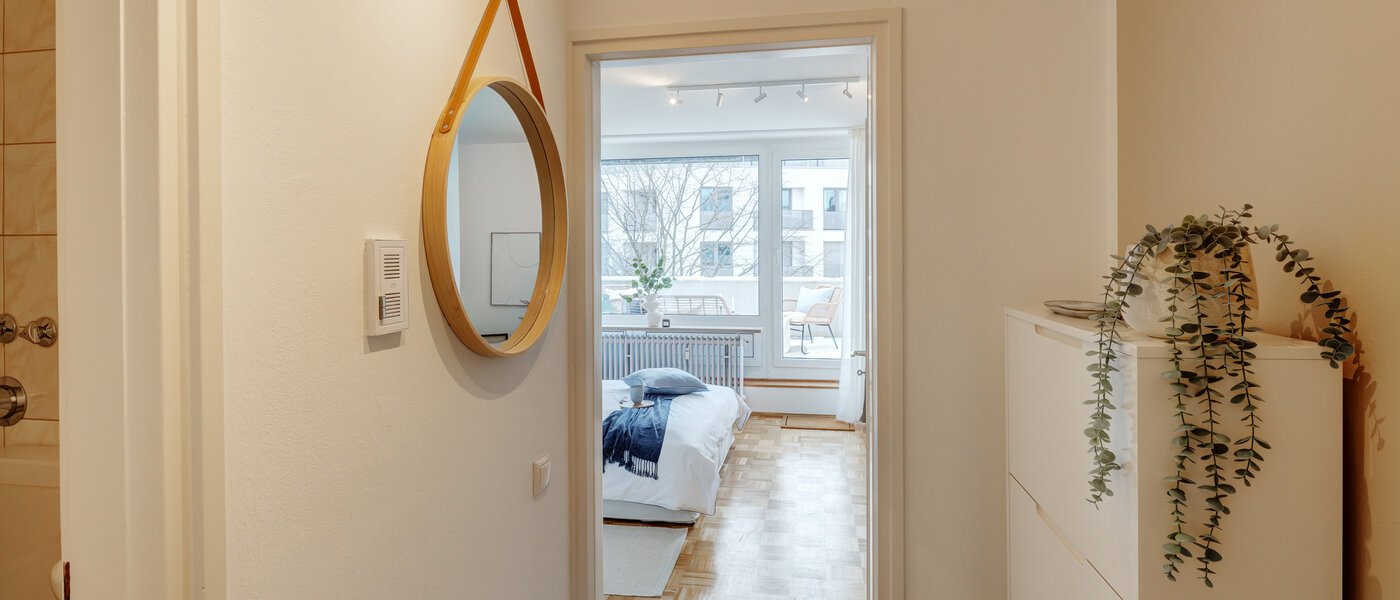 attico con terrazzo München Pasing 03 ingresso/corridioio 13685