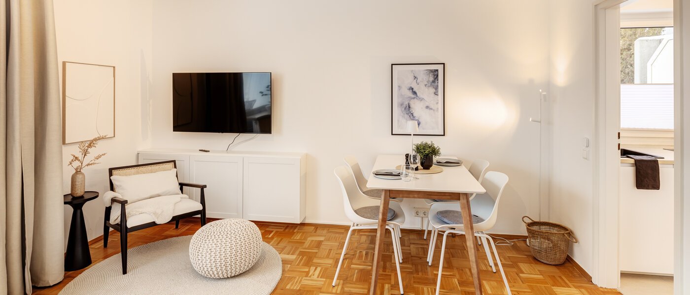 attico con terrazzo München Pasing 02 zona living 13685