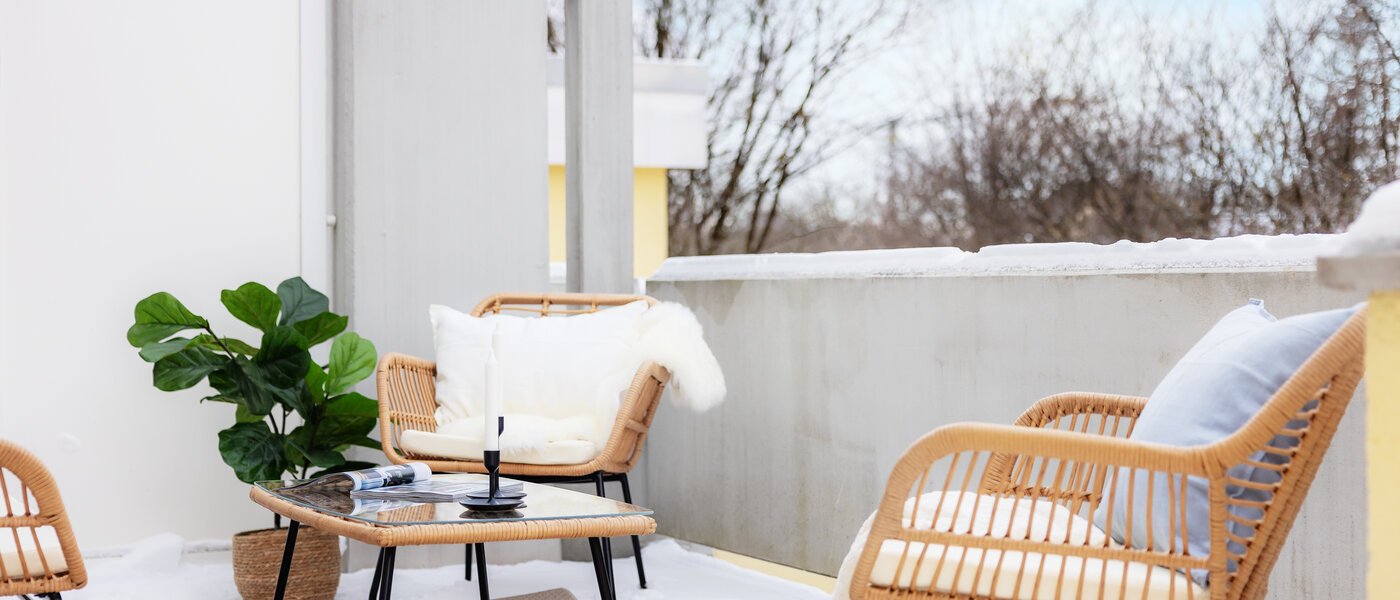 attico con terrazzo München Pasing 02 terrazza sul tetto 13685