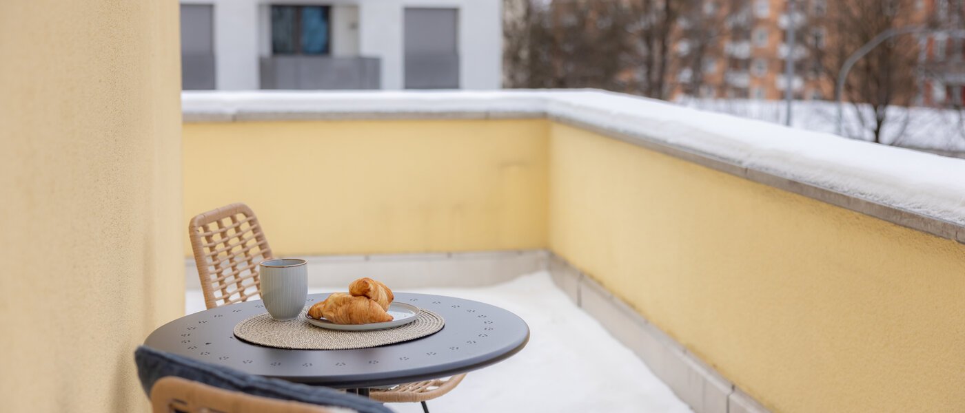 attico con terrazzo München Pasing 04 terrazza sul tetto 13685