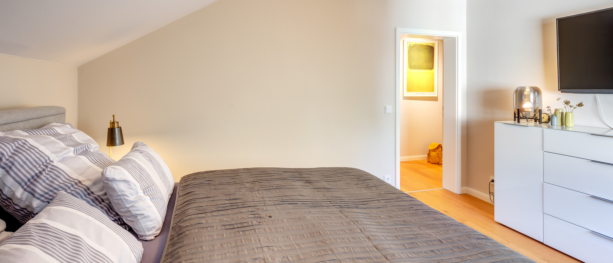 attico con terrazzo München Solln 04 camera da letto 13689