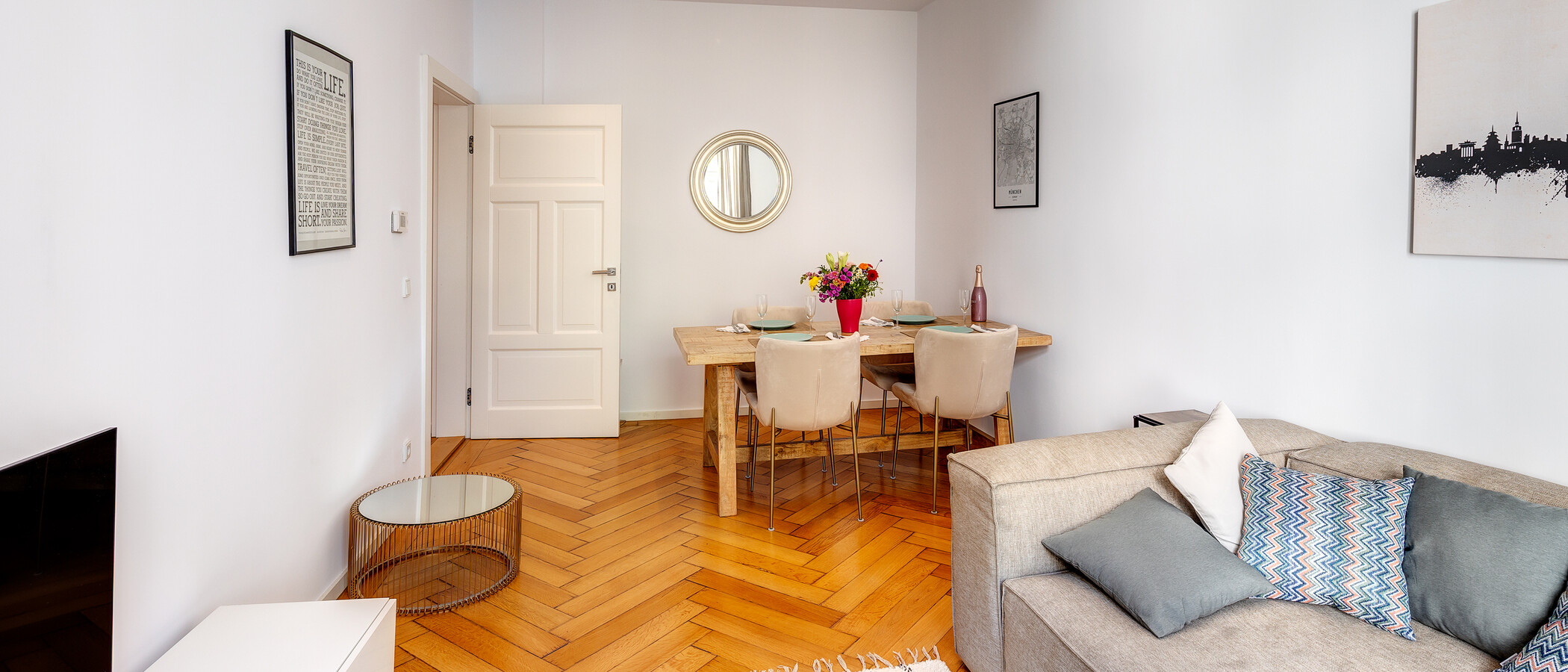 appartamento München Isarvorstadt 03 zona living 13699