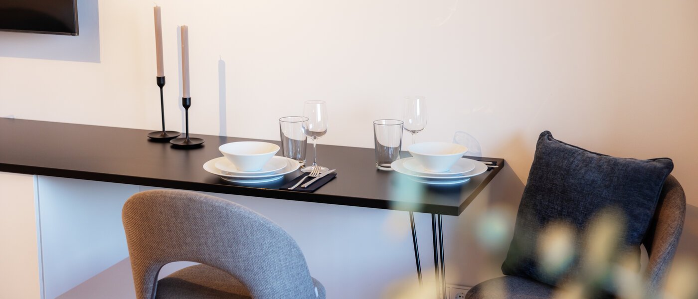 appartamento München Arabellapark 06 zona living 13725