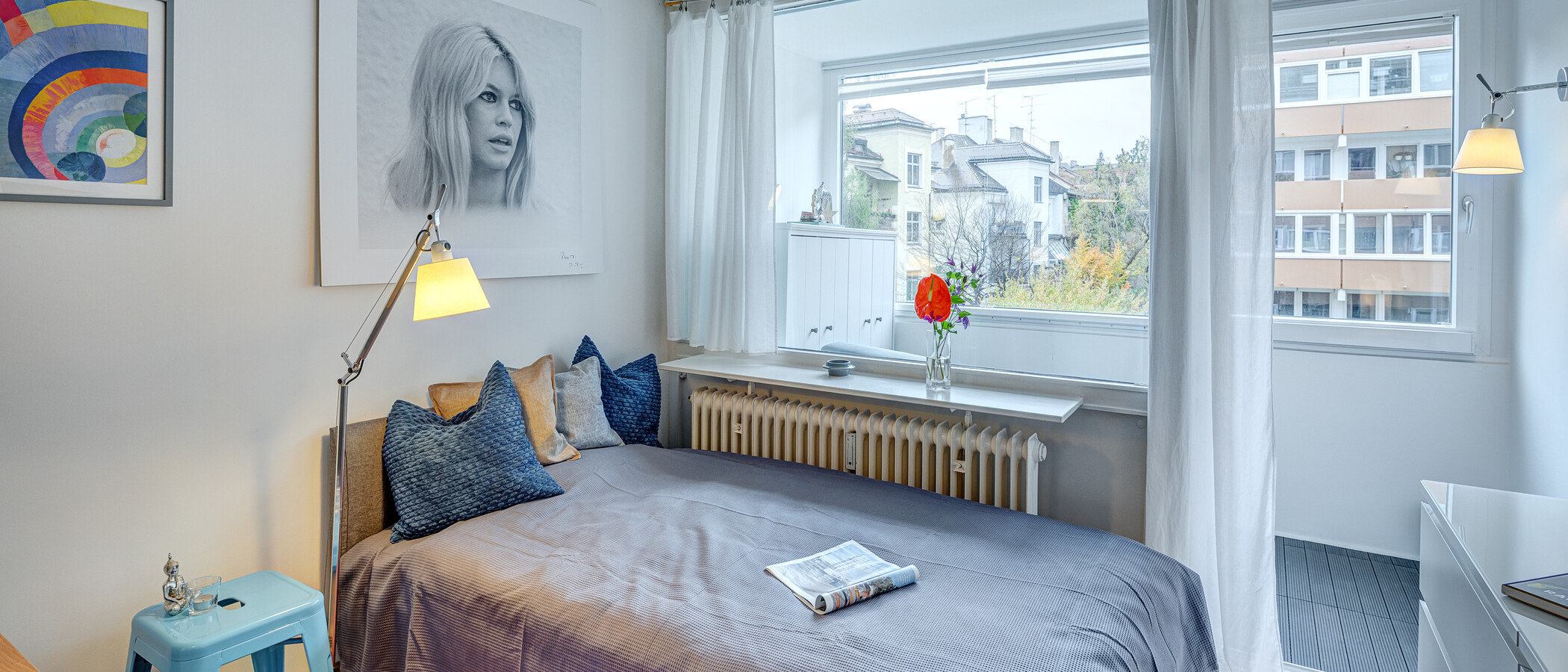 appartamento München Neuhausen 01 zona notte 13727