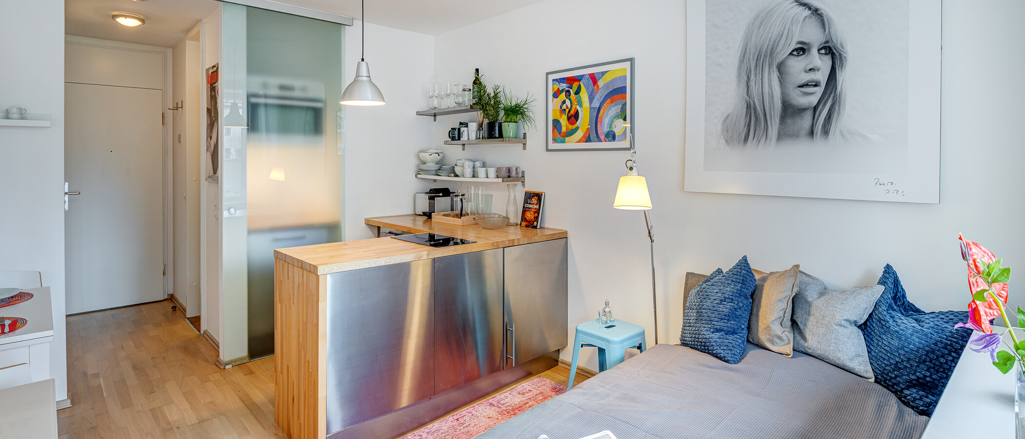 appartamento München Neuhausen 03 zona living 13727