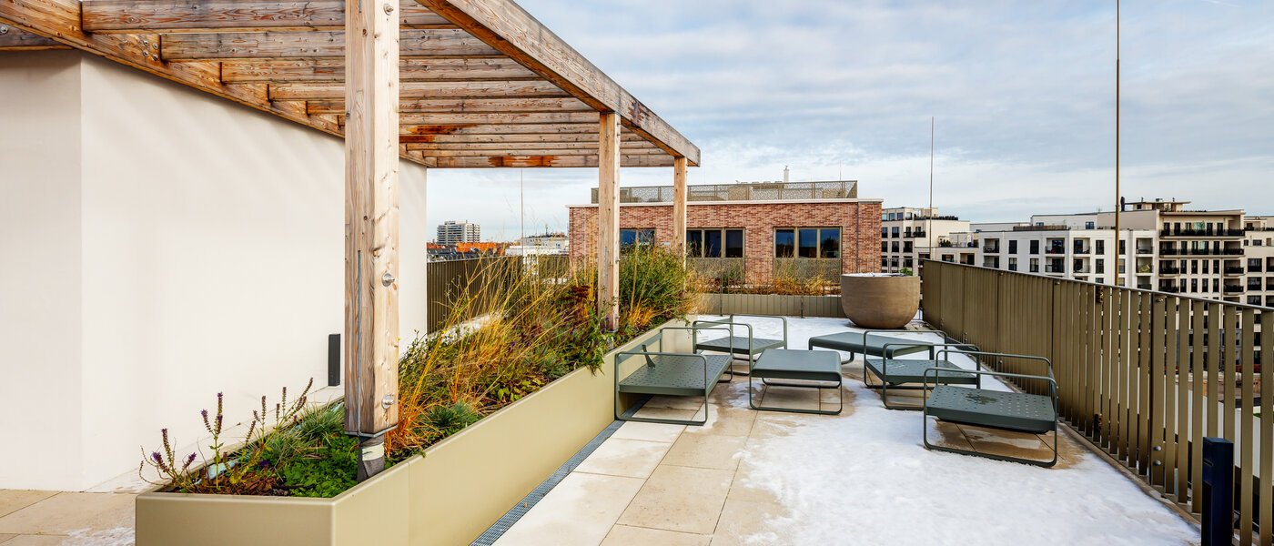 appartamento München Au-Haidhausen 01 terazzo condiviso 13751