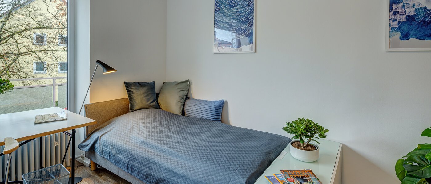 appartamento München Solln 01 zona notte 13757