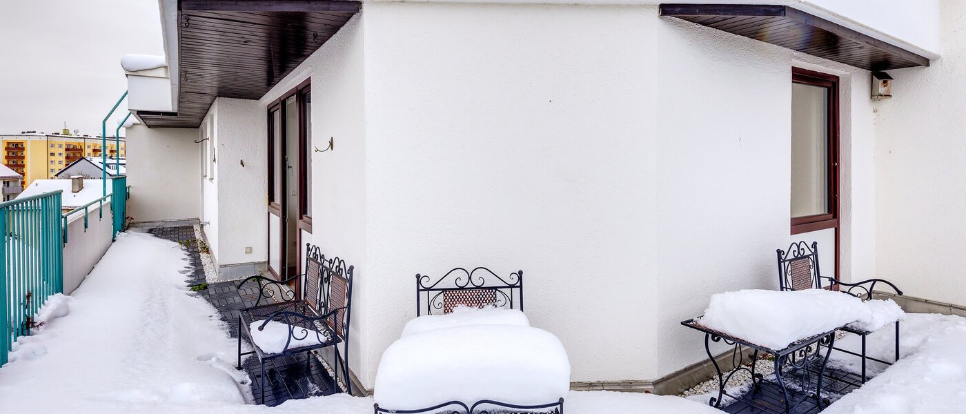 attico con terrazzo München Schwabing-West 01 terrazza sul tetto 13771