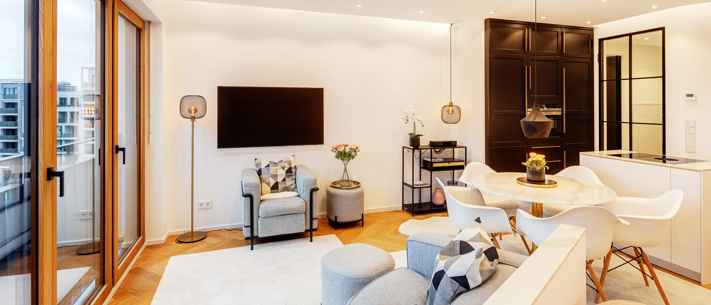 appartamento München Haidhausen 03 zona living 13772