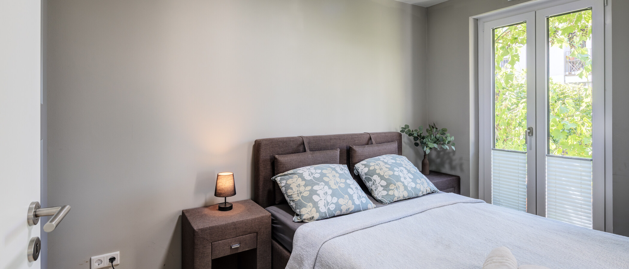 appartamento con giardino Neuried 01 camera da letto 13774