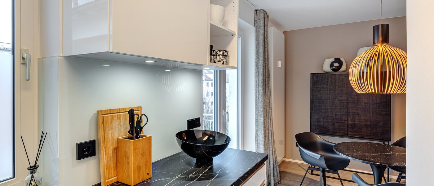 appartamento München Schwabing-Nord (zw. Belgrad- & Leopoldstraße) 04 cucina 13778