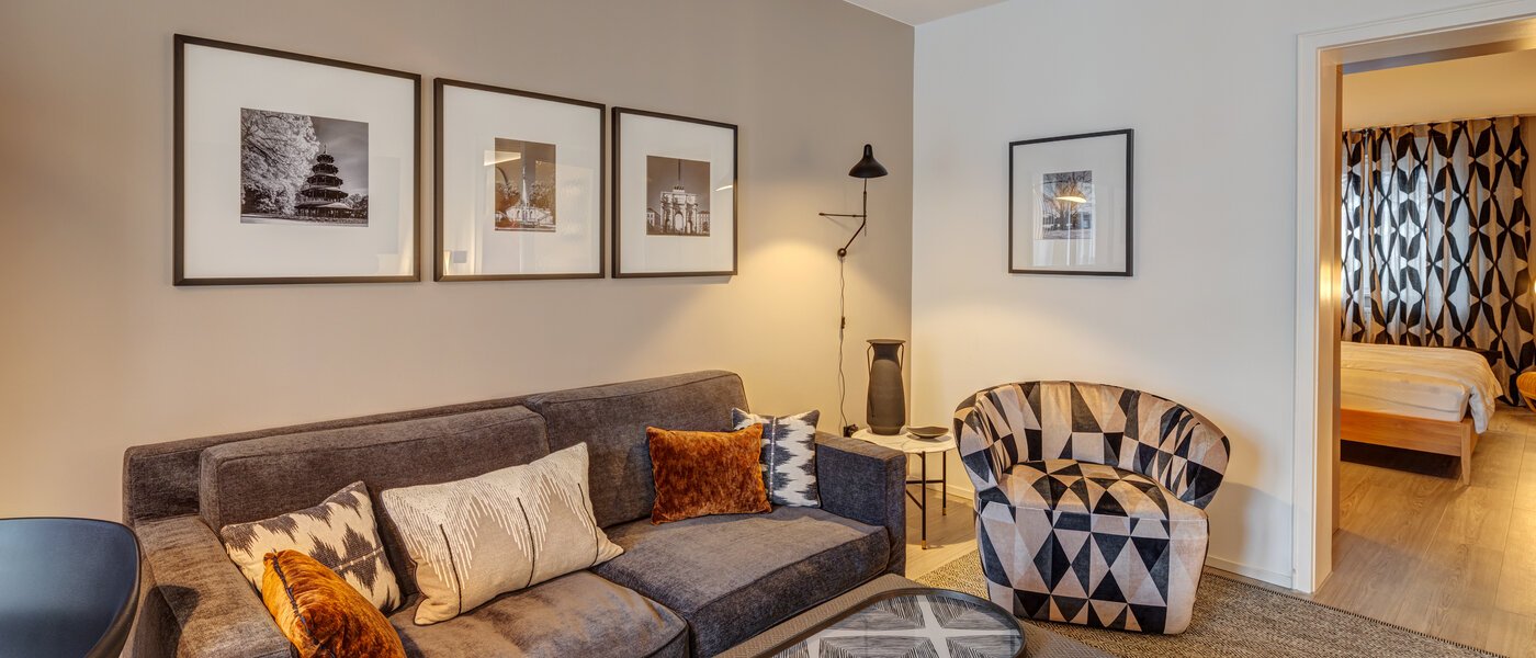 appartamento München Schwabing-Nord (zw. Belgrad- & Leopoldstraße) 03 zona living 13778