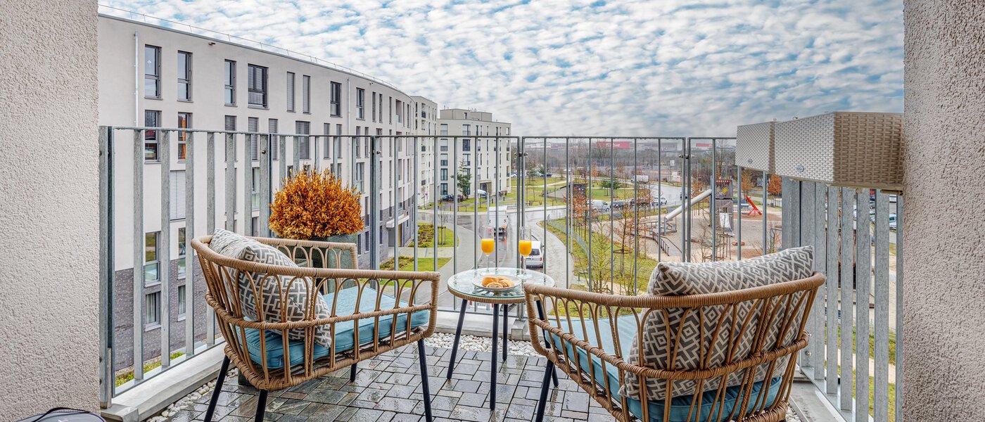 attico con terrazzo München Neuaubing 01 balcone 13783