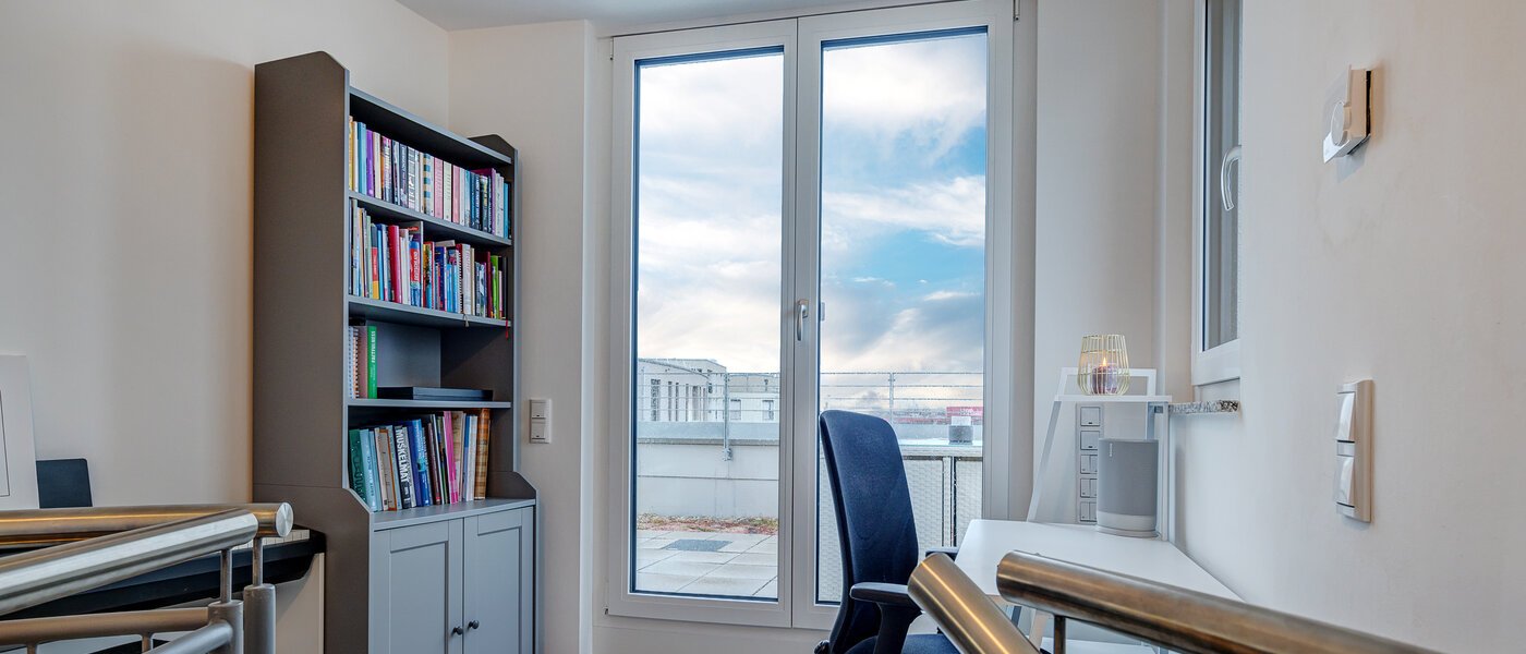 attico con terrazzo München Neuaubing 01 zona di lavoro 13783