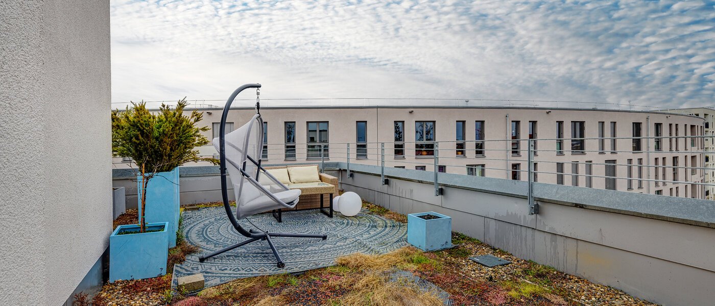 attico con terrazzo München Neuaubing 01 terrazza sul tetto 13783