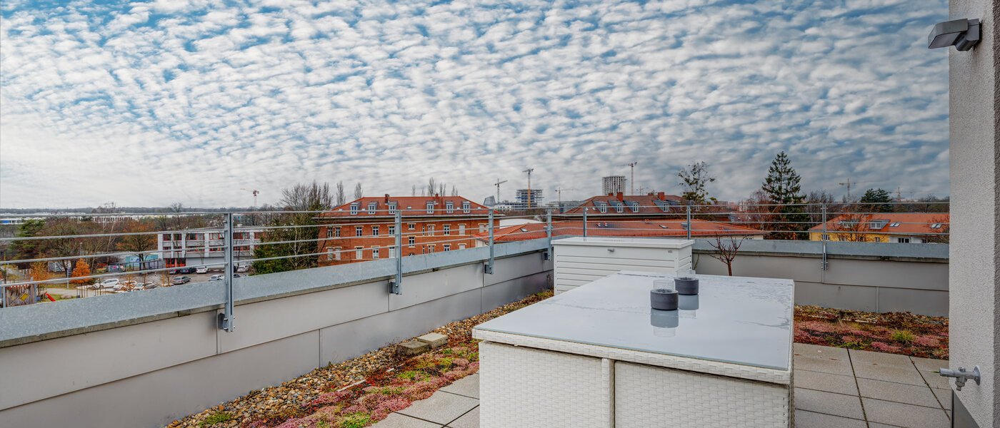 attico con terrazzo München Neuaubing 02 terrazza sul tetto 13783