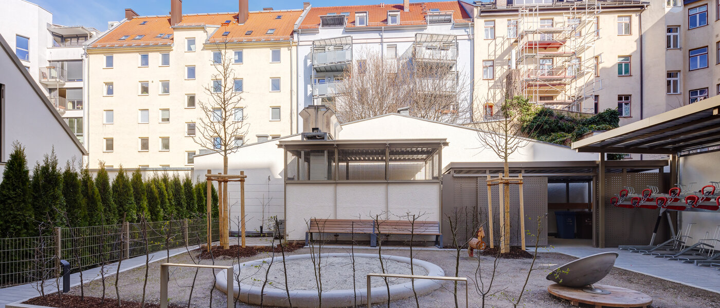 appartamento München Lehel 01 cortile interno  13792