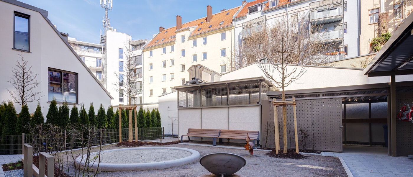 appartamento München Lehel 02 cortile interno  13792