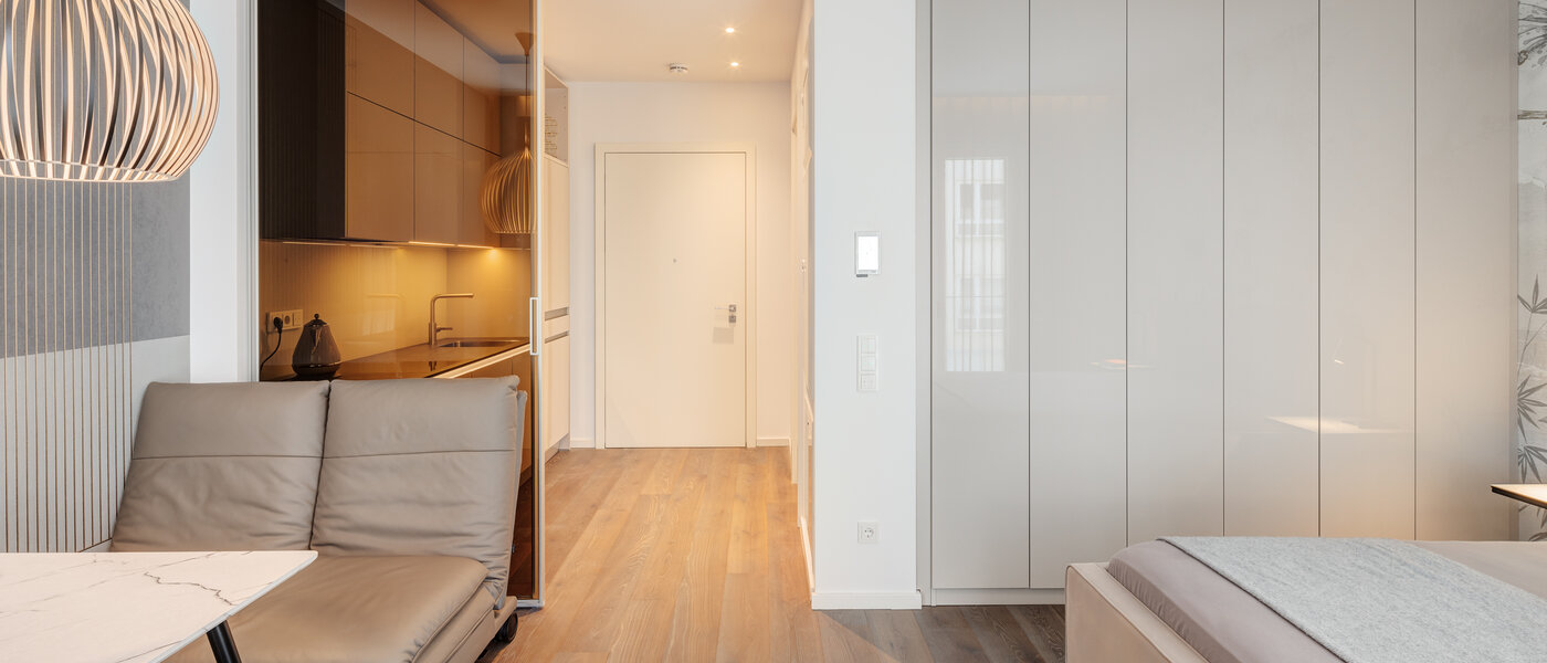 appartamento München Lehel 04 zona living 13792