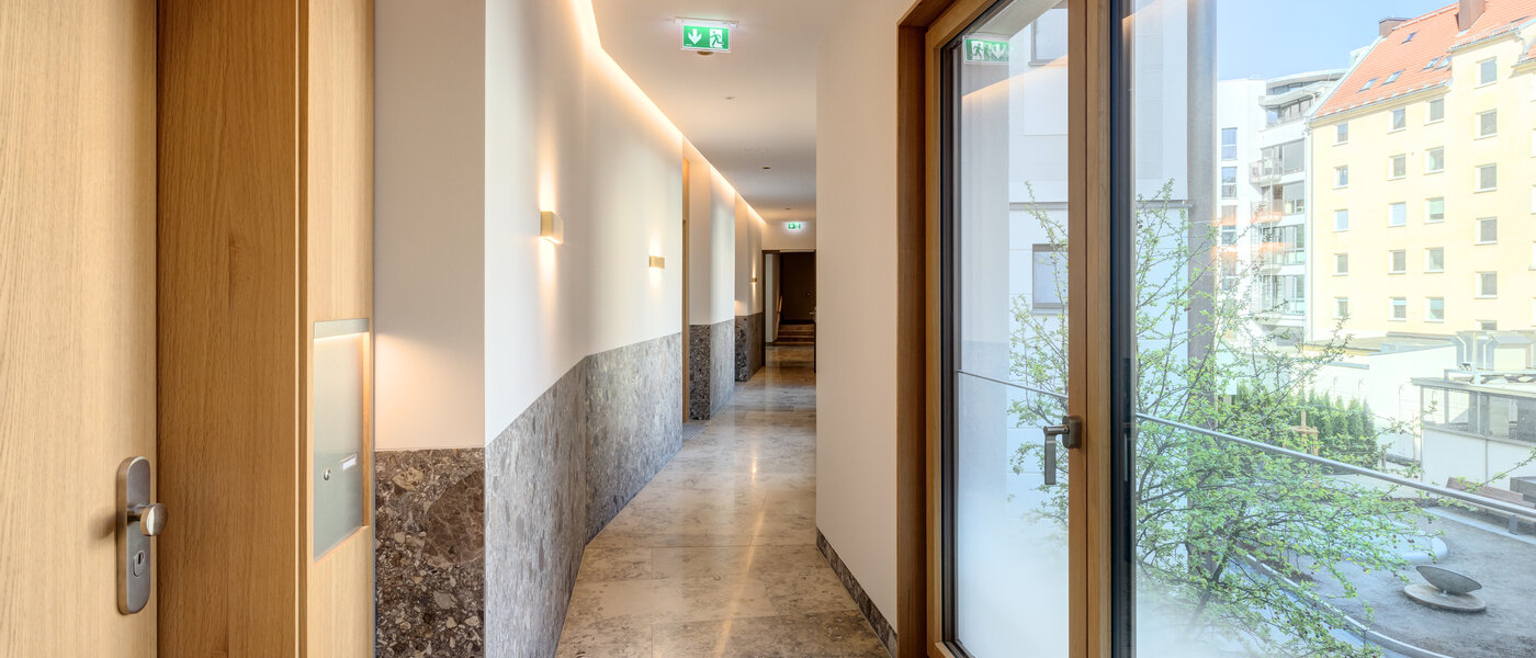 appartamento München Lehel 01 vano scala 13792