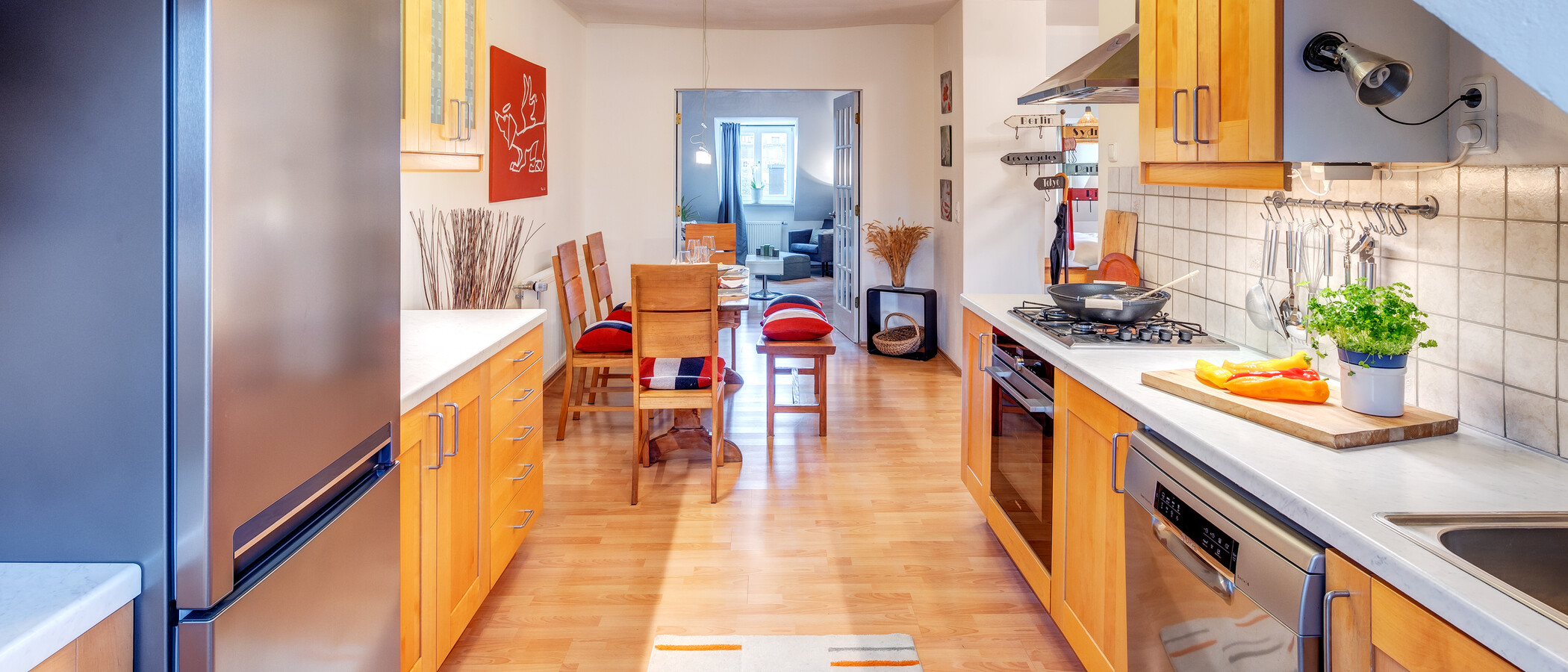 appartamento München Maxvorstadt 02 cucina 13801