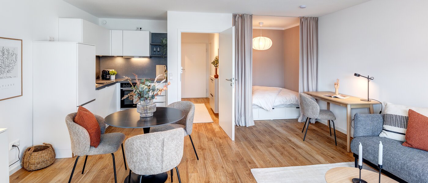 appartamento München Neuhausen 01 zona living 13806