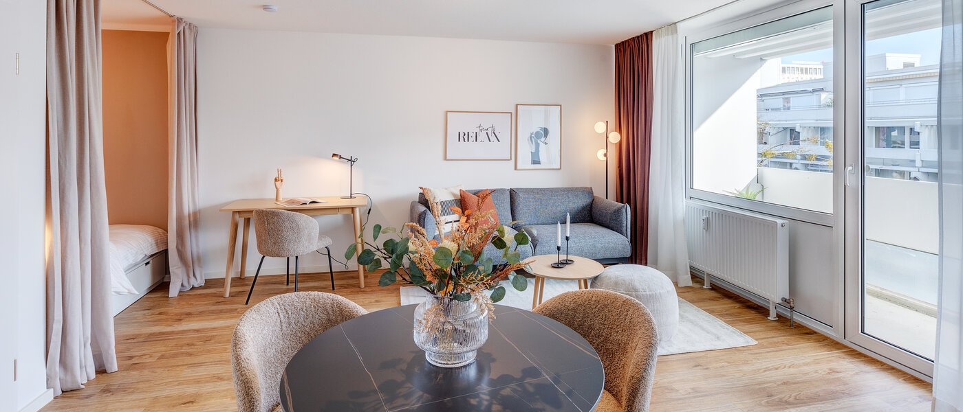 appartamento München Neuhausen 02 zona living 13806