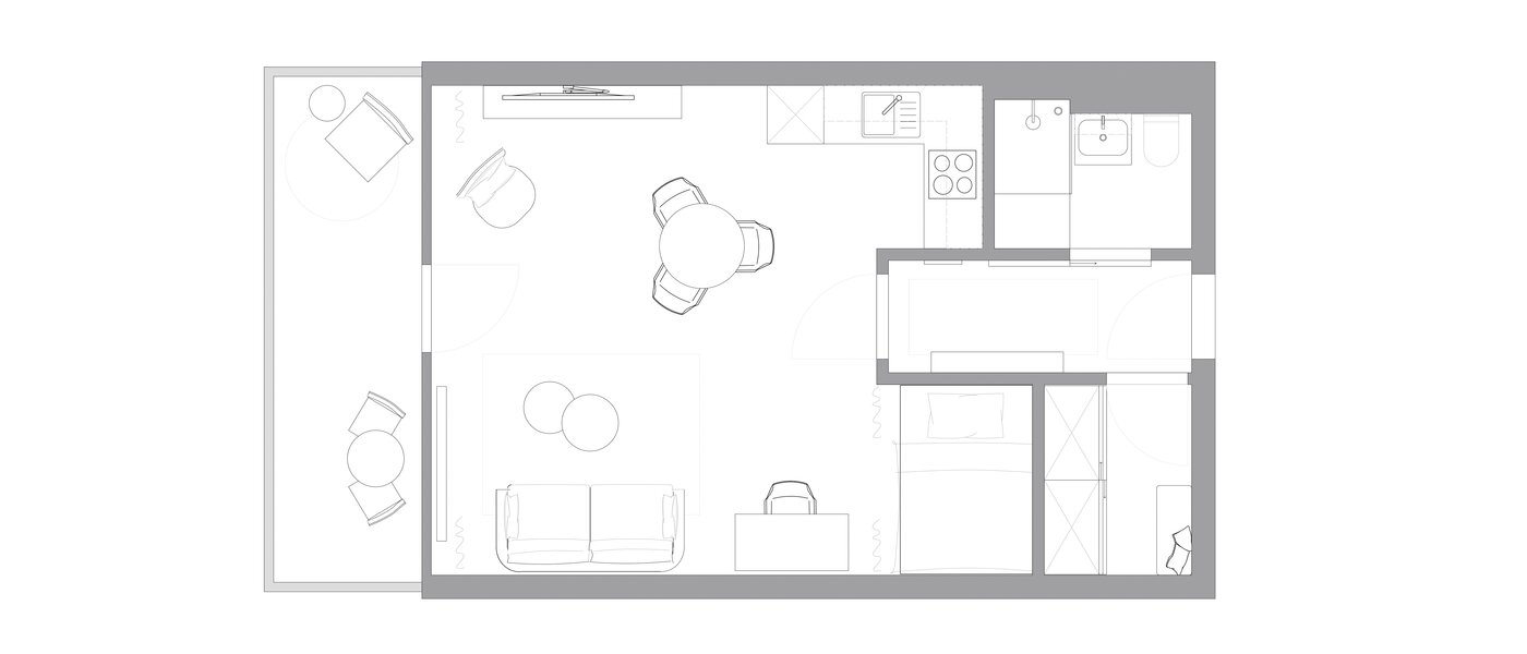 appartamento München Neuhausen 01 planimetria 13806