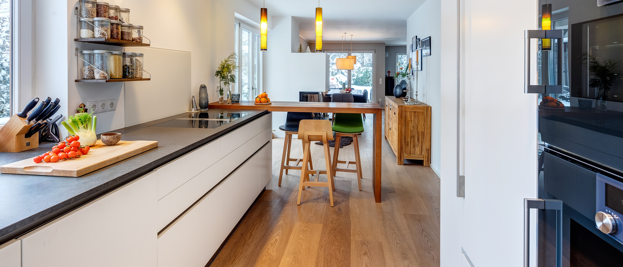 casa a schiera München Solln 03 cucina 13810