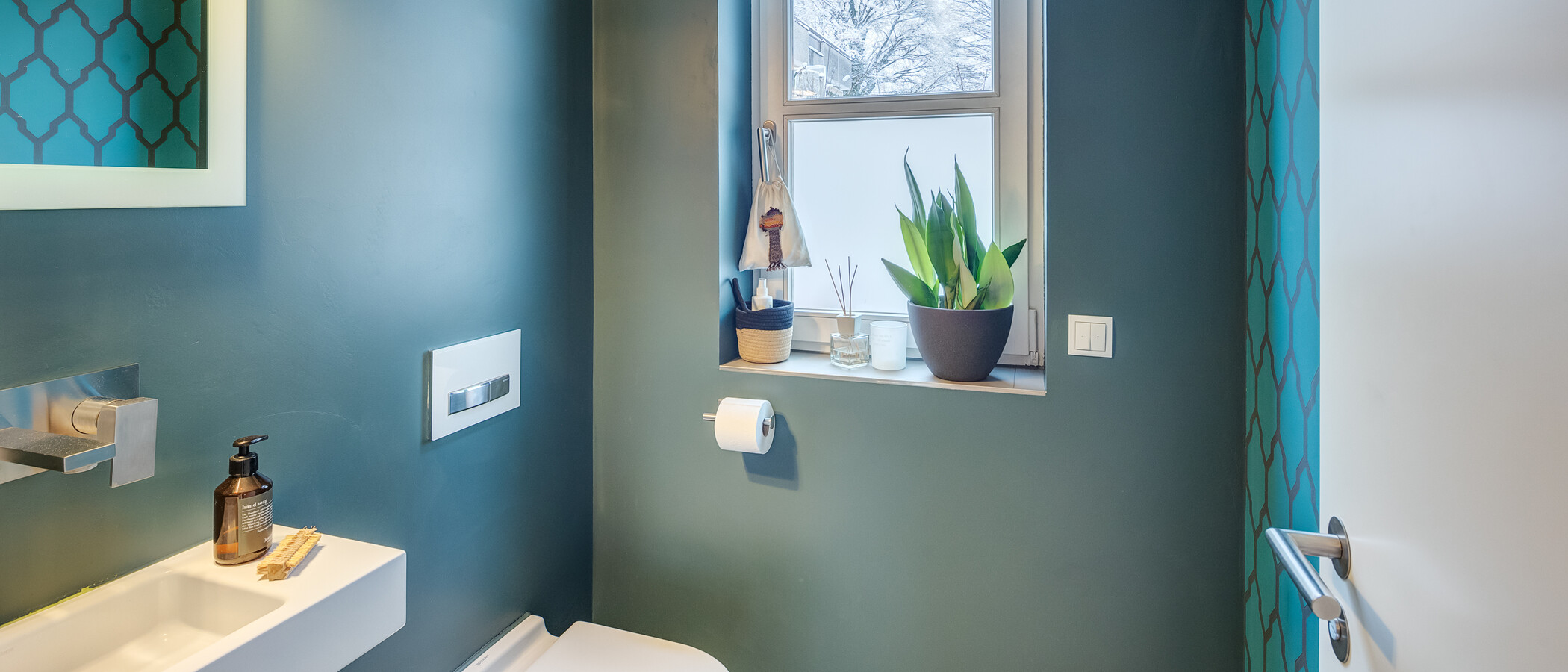 casa a schiera München Solln 01 toilette per gli ospiti 13810