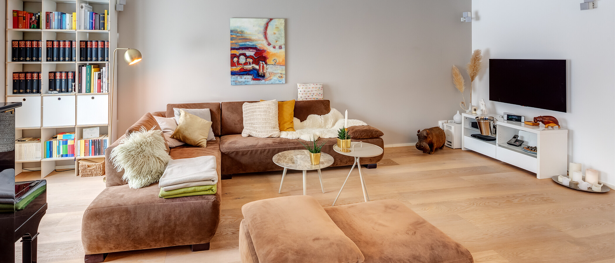 casa a schiera München Solln 03 zona living 13810