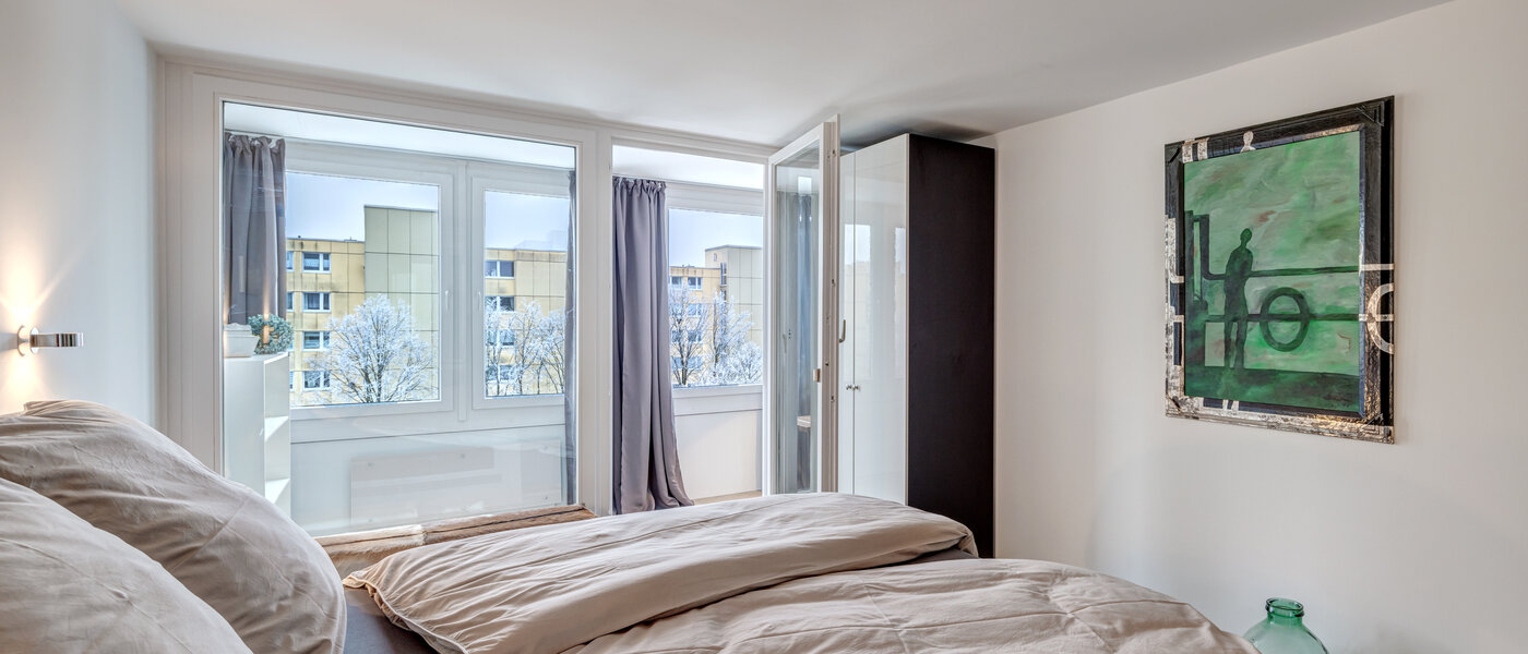 appartamento München Moosach 02 camera da letto 13811