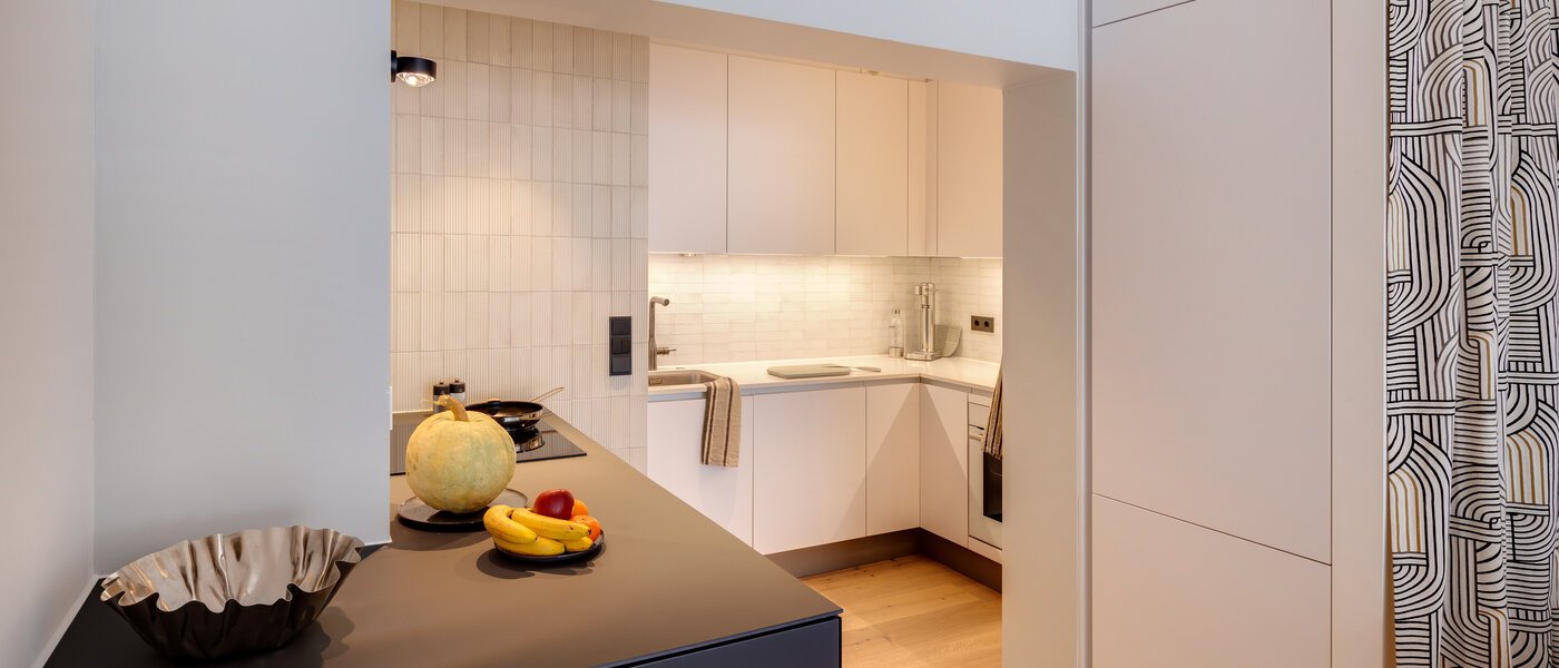 appartamento München Dreimühlenviertel 01 cucina 13821