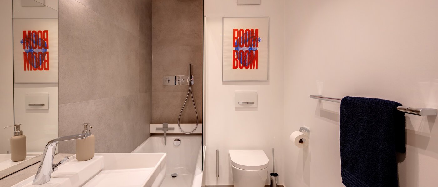 appartamento München Dreimühlenviertel 02 bagno 13821