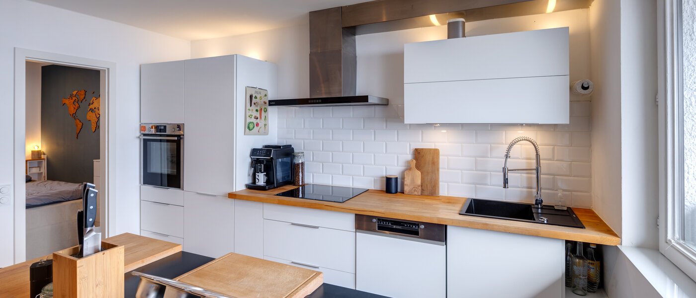 attico con terrazzo München Obergiesing 03 cucina 13824