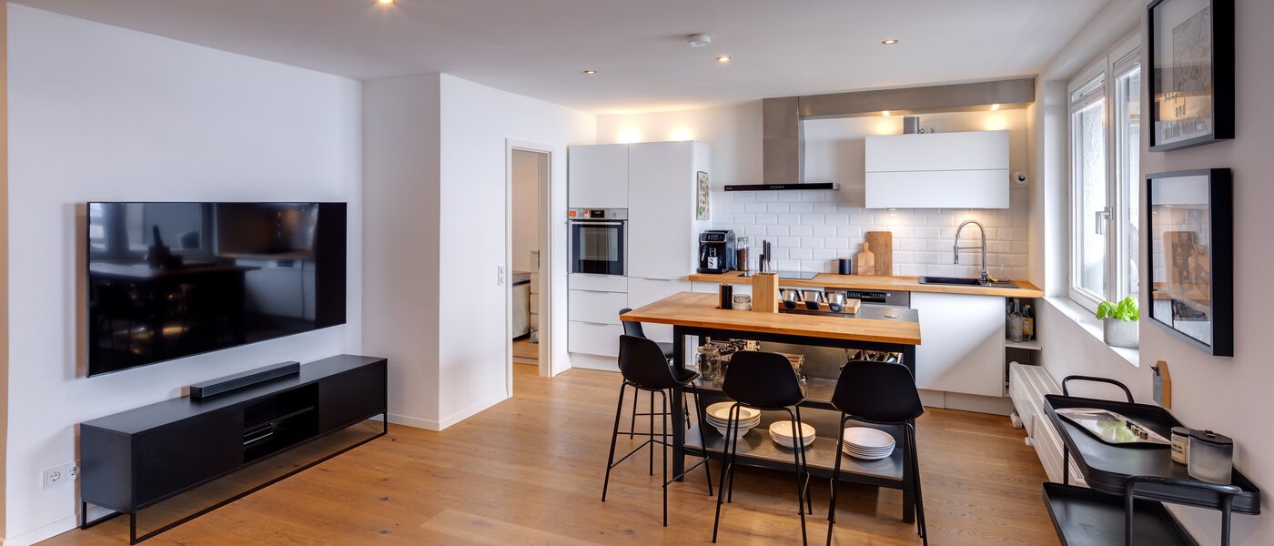 attico con terrazzo München Obergiesing 01 zona living 13824