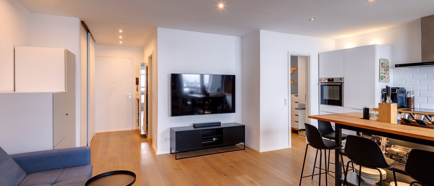 attico con terrazzo München Obergiesing 02 zona living 13824