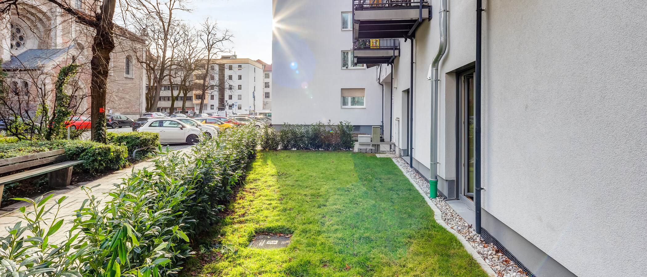 appartamento München Glockenbachviertel 01 giardino 13829