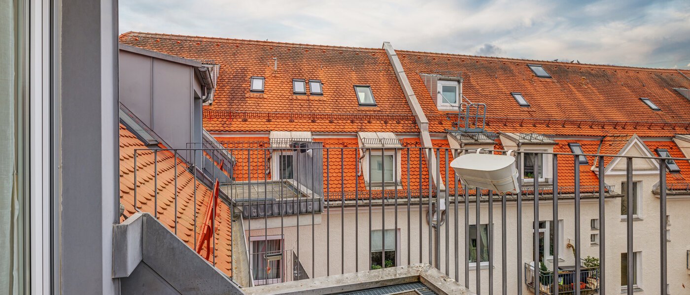 attico München Schwabing (rechts der Leopoldstraße) 03 balcone 13837