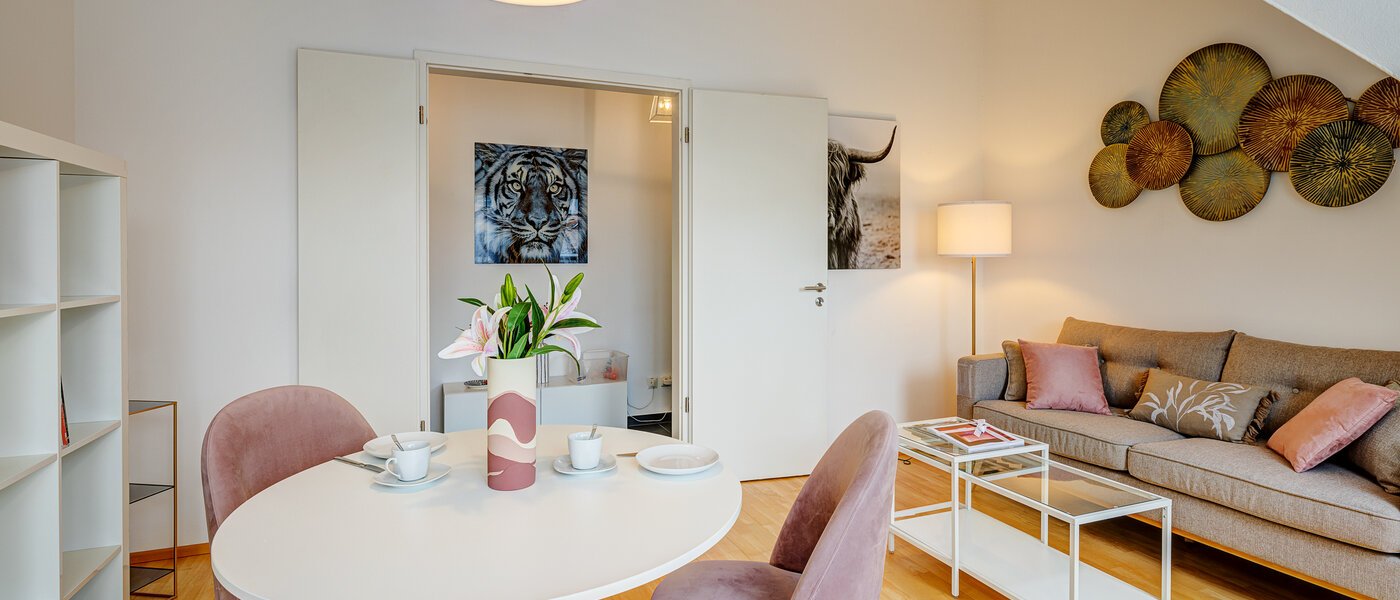 attico München Schwabing (rechts der Leopoldstraße) 01 soggiorno 13837