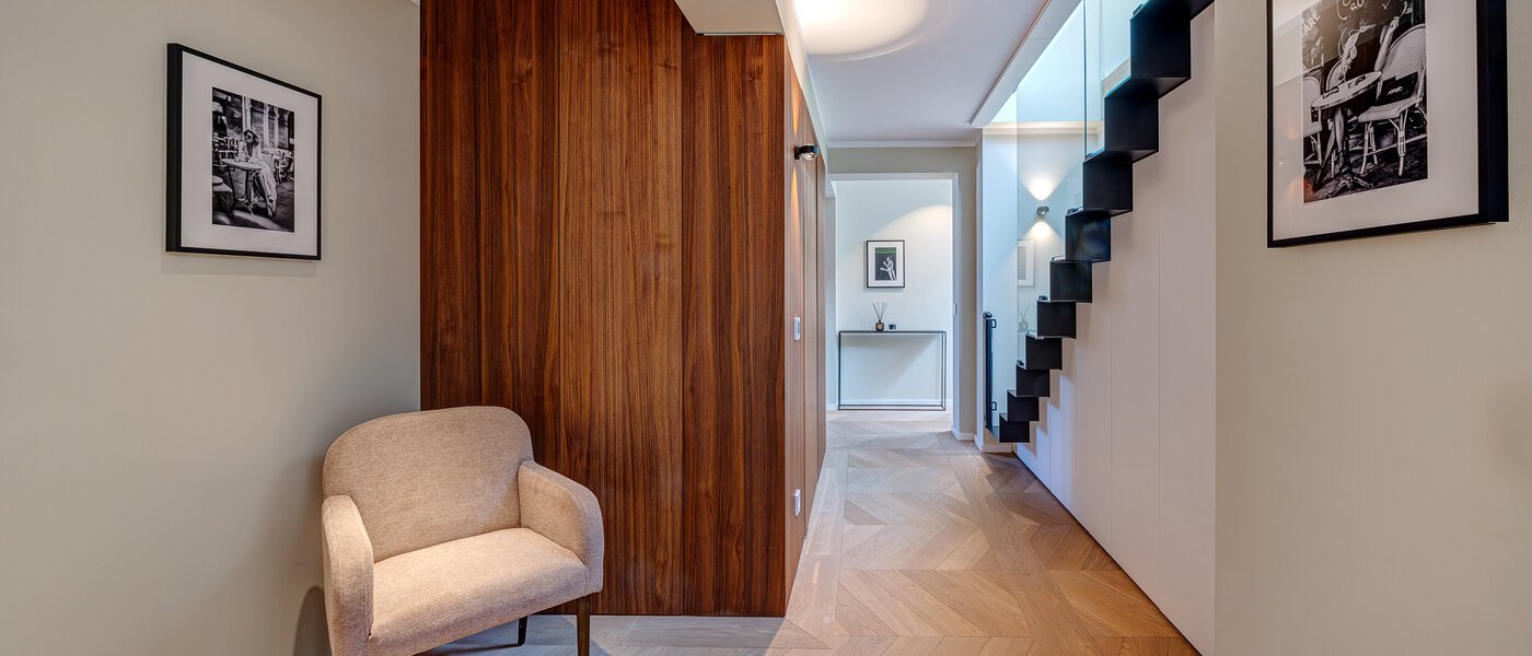 maisonnette con galleria München Altstadt 01 ingresso/corridioio 13841