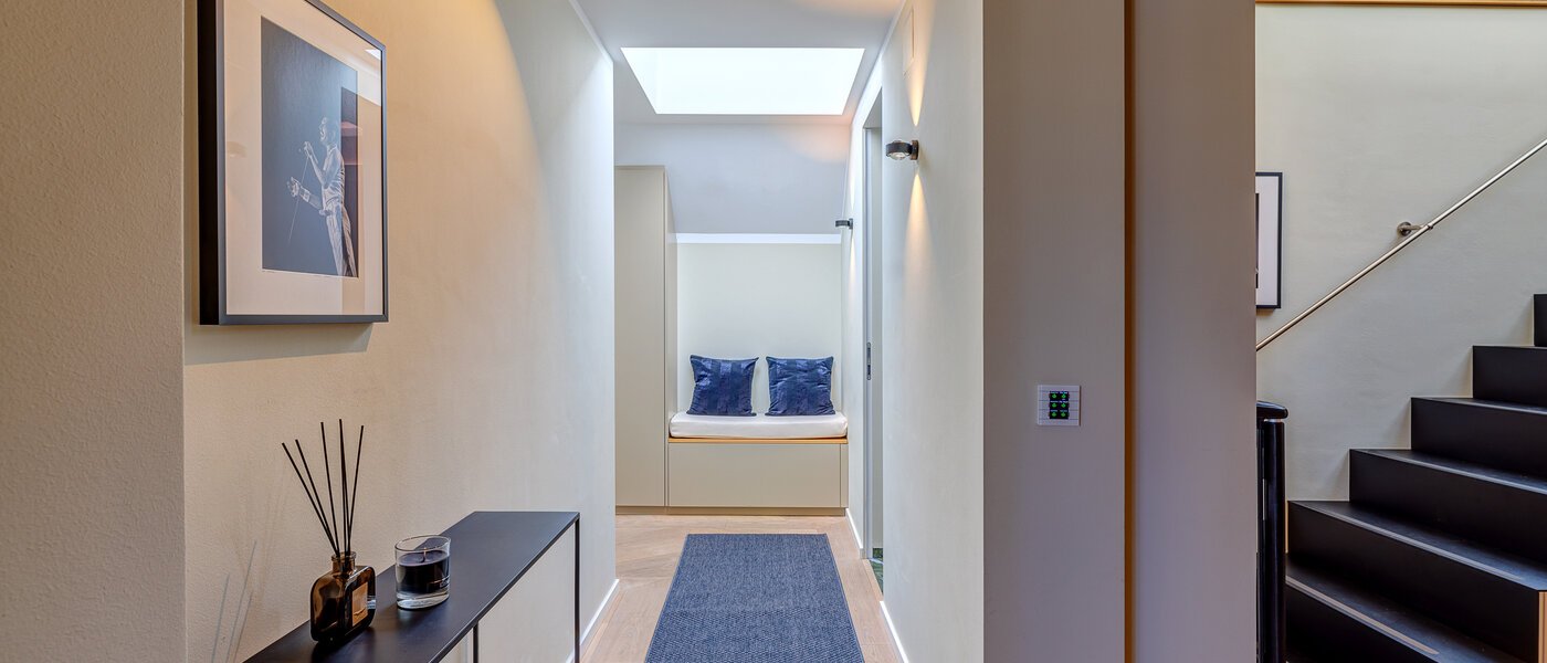 maisonnette con galleria München Altstadt 03 ingresso/corridioio 13841