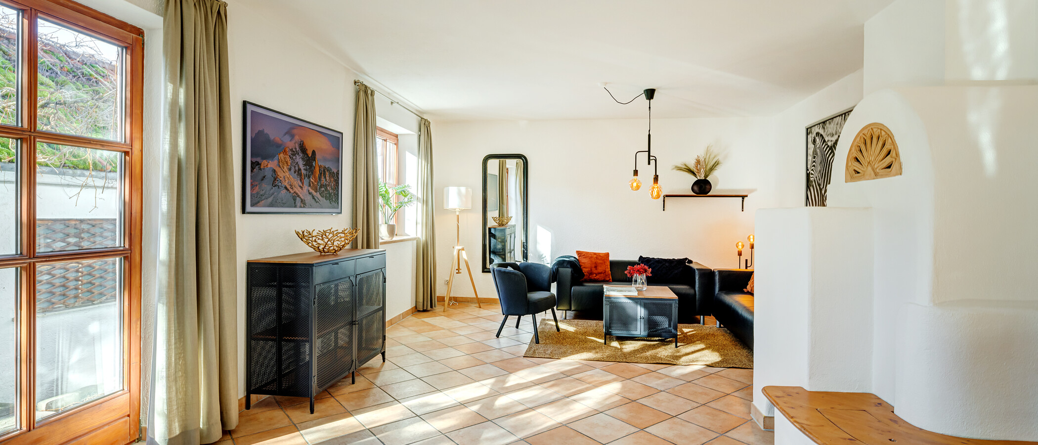 casa indipendente München Trudering 01 zona living 13845