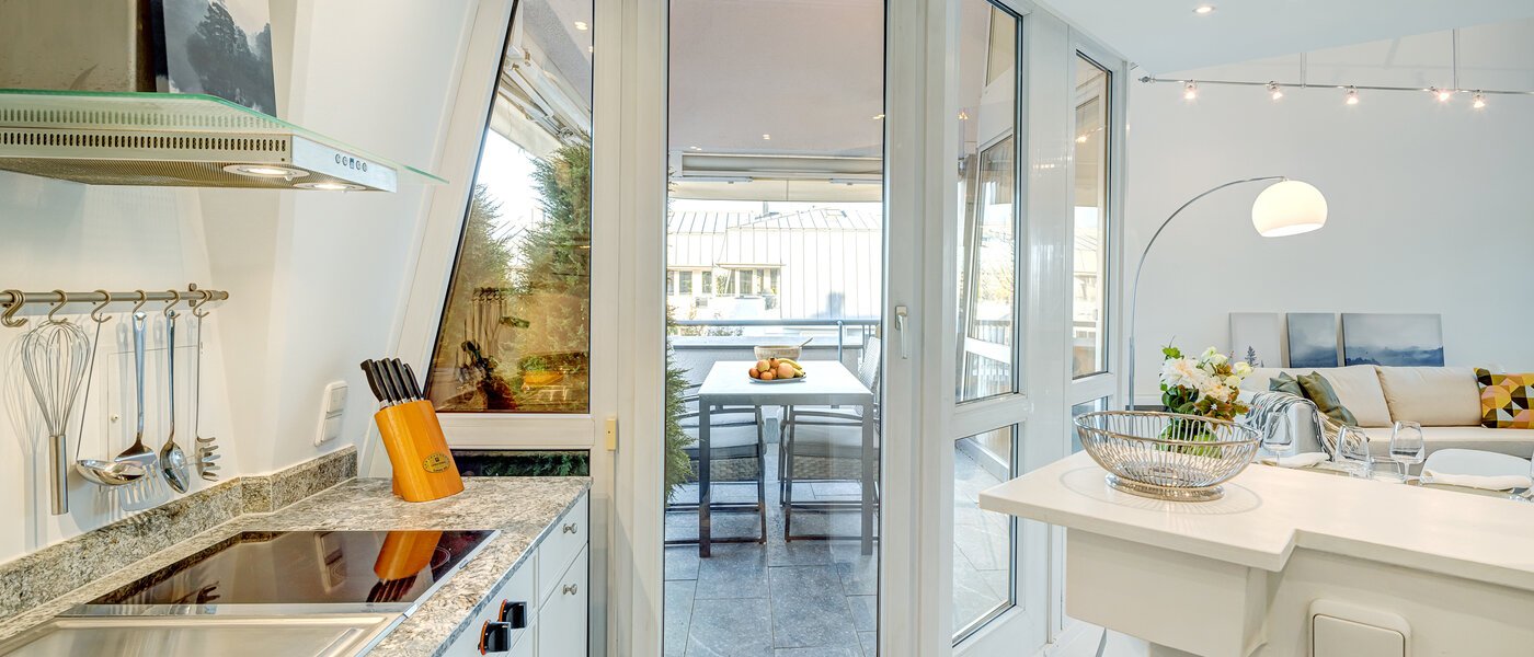 maisonnette con galleria München Bogenhausen 03 cucina 13849