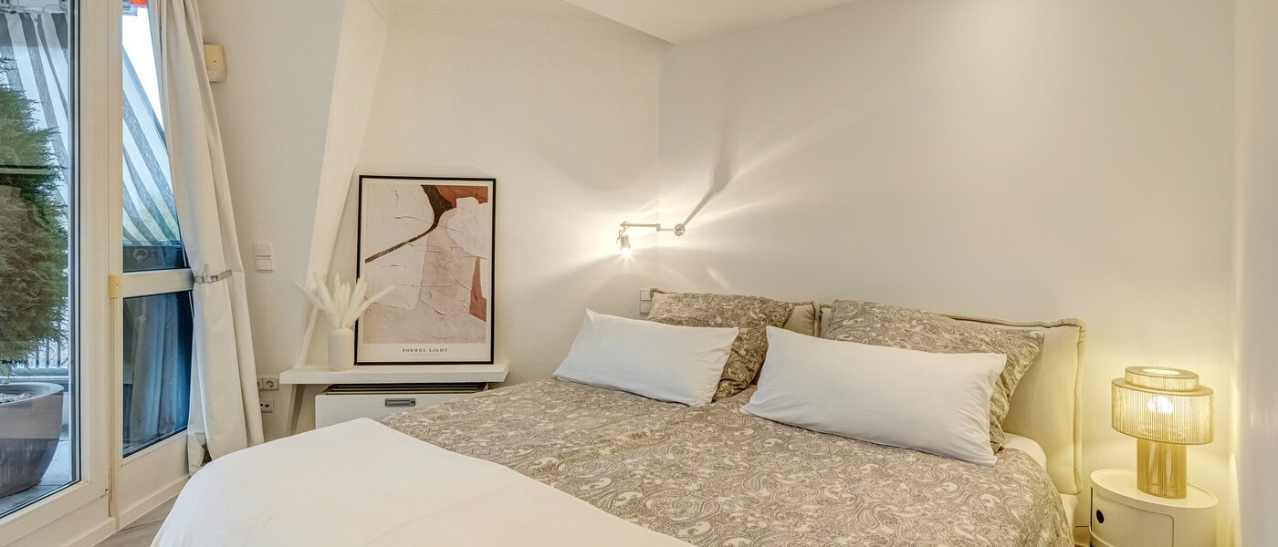 maisonnette con galleria München Bogenhausen 01 camera da letto 13849