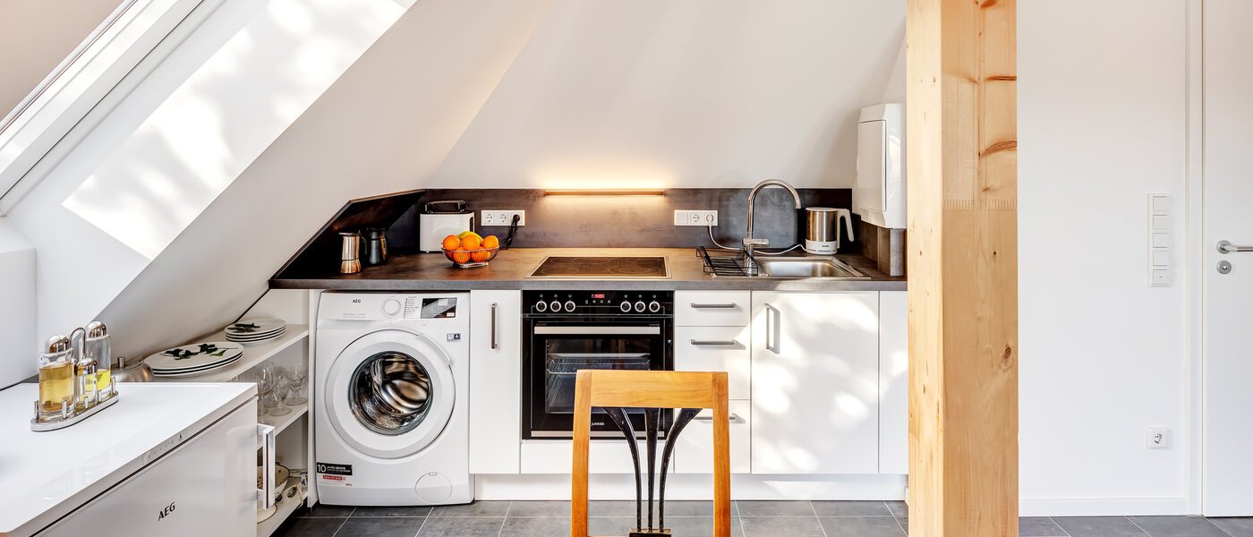 attico München Waldtrudering 01 cucina 13853