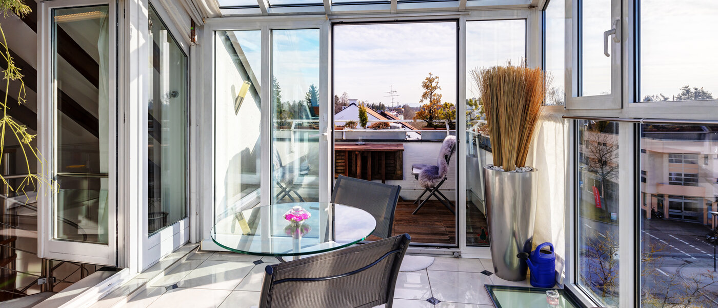 appartamento con galleria Ottobrunn 03 verandina 13854