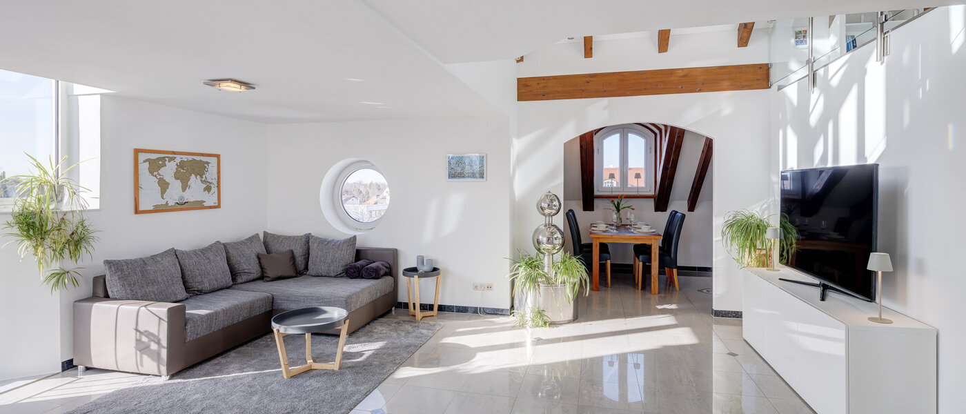 appartamento con galleria Ottobrunn 02 zona living 13854