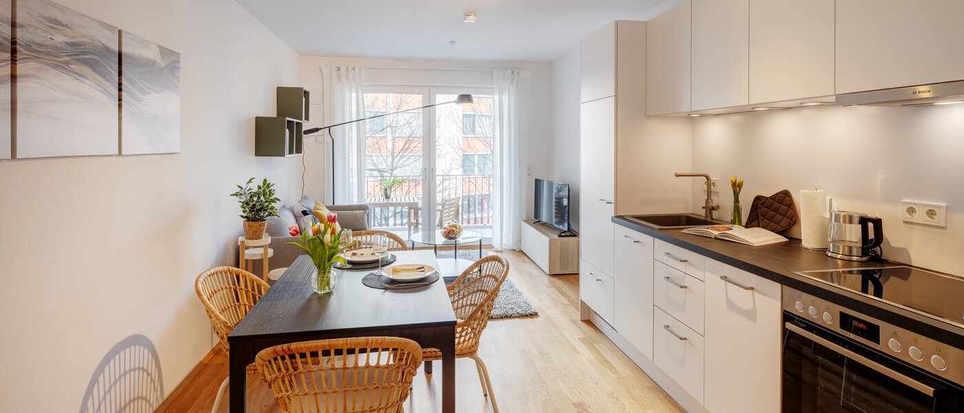 appartamento München Neuhausen 04 cucina 13855